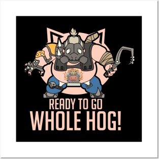 Roadhog chibi cute design Posters and Art